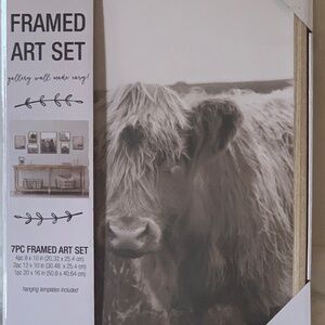 7-piece Framed art set